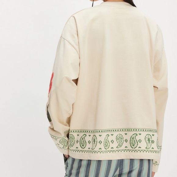 Free People FOUND Folklore Embroidered Long Sleeve Top - Picture 2 of 6